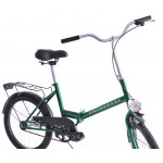 Retro skladací bicykel Fuzlu 20'' Universal / Universe 1 prevodový 15" zelená